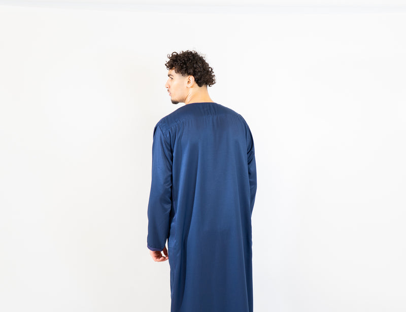 Navy Moroccan Thobe