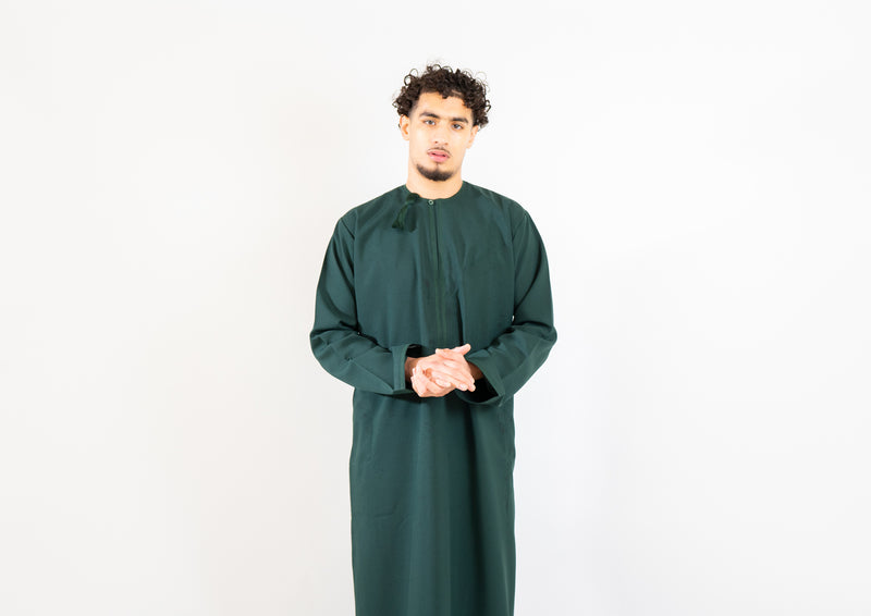 Royal Green Omani Thobe